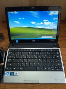 ■■Windows XP■■ SP3 intel U3200 1.20GHz メモリ 3GB HDD250GB 13インチビジネスモデル Acer Aspire 1410 office2007 電源コード付JUNK