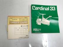 ★中古品★ ABU アブカーディナル33 ABU cardinal33 釣り リール_画像5