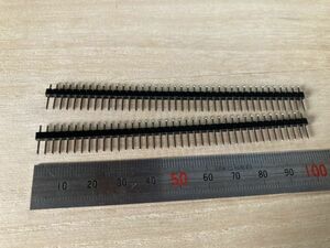  pin header 1×40 2 piece set black for repair fixed form 84 jpy 2.54mm pitch type 