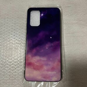 GALAXY a32 ケース カバー ハードケース ギャラクシー 紫 空