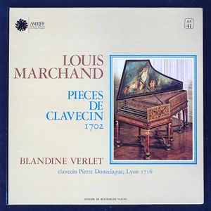 Louis Marchand Pieces De Clavecin 1702 仏盤 優秀録音 長岡鉄男 AS41 クラシック