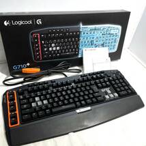 (志木)【美品 動作品】logicool/ロジクール G710+ メカニカルゲーミングキーボード 日本語配列 テンキー 有線 茶軸 パソコン (o)_画像1