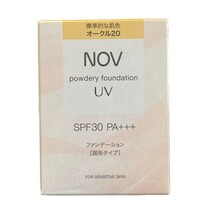 （志木）新品★NOV ノブ パウダリーファンデーションUV SPF30 PA+++ リフィル オークル20 OC-20 標準的な肌色_画像1