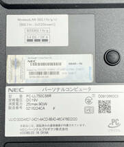 ジャンク NECノートパソコン 『J0249』/ LAVIE LL750 C /PC- LL750CS6R/CPU Core i5 2.53GHZ /メモリ4G /SSD HDDなし/15.6インチ_画像6