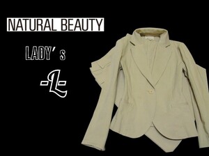 レディースL◇NATURAL BEAUTY◇オールシーズンスーツ