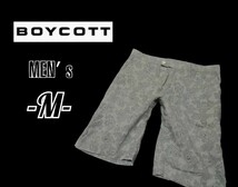 メンズM◇BOYCOTT◇ペイズリー柄ショートパンツ_画像1