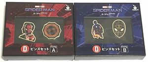 マーベル　スパイダーマン　ハッピーくじ　ピンズセット　2種