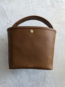 美品 ch!iii chiiiibag チーバッグ　レザーバスケット　キャメル