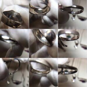 Silverアクセサリー 指輪 ネックレス シルバー 925など刻印有り まとめてジャンク品 の画像7