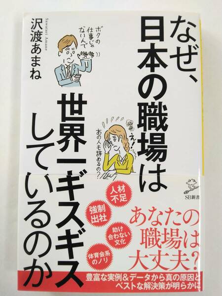 なぜ、日本の職場は世界一ギスギスしているのか 沢渡 あまね SB新書