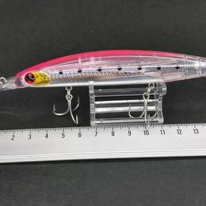 オB5190 美品 ダイワ DAIWA ショアラインシャイナー セットアッパー 青物SP 125S-DR /SET UPPER アデルケイムラ丸呑みピンクイワシの画像5