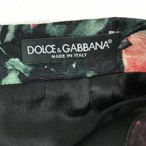 h257 定価6.7万円 DOLCE&GABBANA ドルチェ&ガッバーナ シルク ウール 花柄 ミニスカート ボトムス 36 イタリア製 F4H55T FSMG1 正規品_画像3