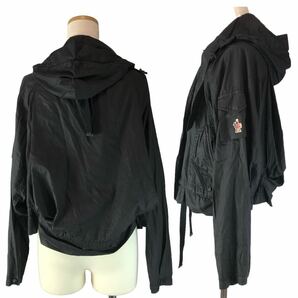 h305 MONCLER モンクレール グルノーブルオワーズ GRENOBLE OISE マウンテンパーカー アウター 裏地メッシュ ブラック 0 綿100% 正規品の画像4