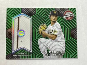 [99枚限定] Yu Darvish ダルビッシュ有 Topps Chrome Authentics 2023 Relic Patch Game Used Memorabilia 日本代表 WBC