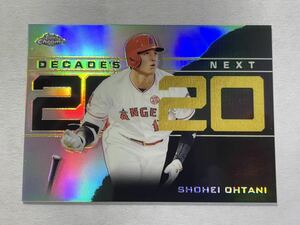 大谷翔平 2020 Topps Chrome REFRACTOR リフラクター Decades Next インサート Shohei Ohtani MLBカード