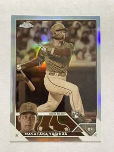 吉田正尚 2023 Topps Chrome SEPIA REFRACTOR リフラクター Masataka Yoshida Rookie Card MLBカード