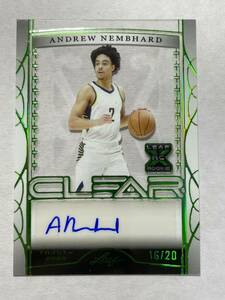 20枚限定 Andrew Nembhard RC 2023 Leaf サインカード Autograph NBAカード