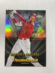 大谷翔平 2023 Topps Chrome Refractor リフラクター Technicolor Insert Shohei Ohtani MLBカード