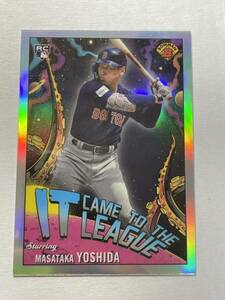 吉田正尚 2023 Bowman Chrome IT CAME TO THE LEAGUE インサート Masataka Yoshida Rookie Card MLBカード