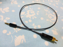 3.5mm4極 Fiio → RCA (オス) 同軸 デジタル ケーブル BELDEN 179DT 50cm X3 2nd gen X5 2nd gen X7 Hugo ( Hiby 3.5mmモノラル 可能_画像1