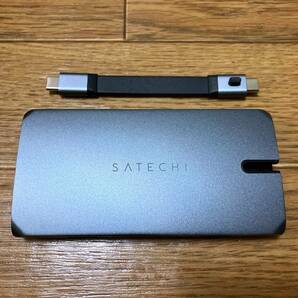 最新モデル Satechi On-The-Go USB-C ハブ 9-in-1 4K HDMI 60Hz VGA LAN USB-C PD SDカードリーダー MacBook Pro Air iPad Pro M1 M2 M M3の画像2