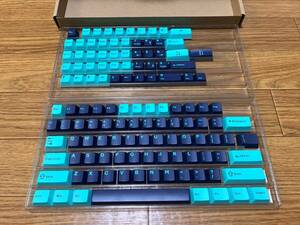 ダブルショット PBT キーキャップ チェリープロファイル 初音ミク mikuカラー