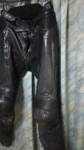 HYOD ヒョウドウST-X D3O LEATHER PANTS(BOOTS-OUT)サイズLW 専用ハンガー付 中古_画像4