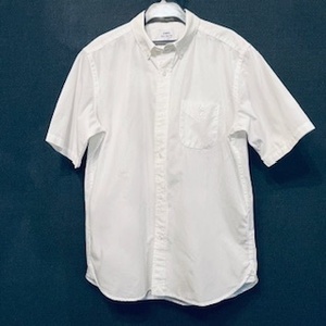 【coen】半袖　ボタンダウン シャツ　Size/M　オフホワイト　BDシャツ　コーエン