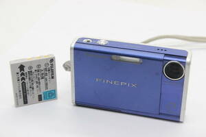 【返品保証】 フジフィルム Fujifilm Finepix Z1 ブルー 3x バッテリー付き コンパクトデジタルカメラ s7432