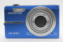 【返品保証】 オリンパス Olympus FE-370 ブルー 5x バッテリー付き コンパクトデジタルカメラ s7594_画像2