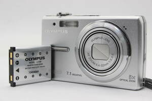 【返品保証】 オリンパス Olympus FE-240 5x バッテリー付き コンパクトデジタルカメラ s7595