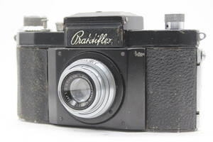 【訳あり品】 【希少】 Praktiflex ブラック Ludwig-Dresden Victar 5cm F2.9 カメラ s7933