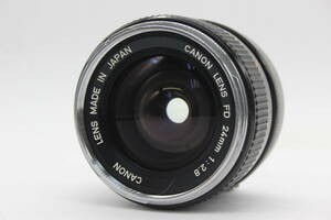 【返品保証】 キャノン Canon FD 24mm F2.8 レンズ s7955