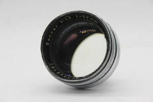 【返品保証】 Zeiss-Opton Sonnar 50mm F1.5 T レンズ s7956