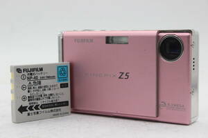 【美品 返品保証】 フジフィルム Fujifilm Finepix Z5fd ピンク 3x バッテリー付き コンパクトデジタルカメラ s8192