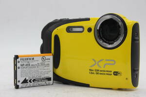 【返品保証】 フジフィルム Fujifilm Finepix XP70 イエロー 5x バッテリー付き コンパクトデジタルカメラ s8196