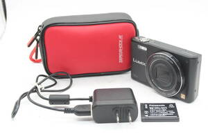 【美品 返品保証】 パナソニック Panasonic LUMIX DMC-SZ10 ブラック 12x バッテリー ケース付き コンパクトデジタルカメラ s8289
