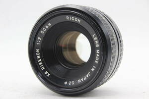 【返品保証】【和製ズミクロン】 リコー Ricoh XR Rikenon 50mm F2 レンズ s8376