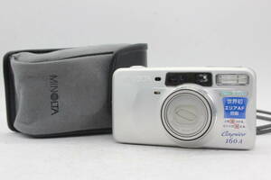 【返品保証】 ミノルタ Minolta Capios 160 A 37.5-160mm ケース付き コンパクトカメラ s8384