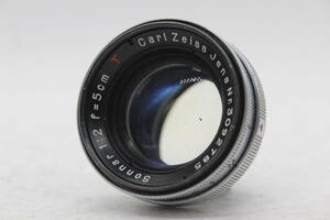 【返品保証】 カールツァイス Carl Zeiss Jena Sonnar 5cm F2 Tレンズ s8411