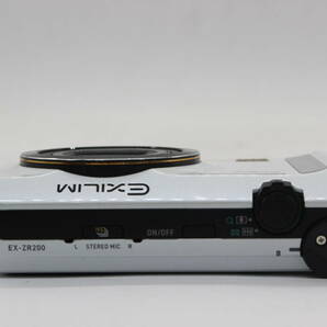 【返品保証】 カシオ Casio Exilim EX-ZR200 ホワイト 12.5x バッテリー付き コンパクトデジタルカメラ s8852の画像6