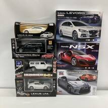 No.3345★1円～【ラジコンまとめ】SUBARU レヴォーグ BLACK/HONDA NSX BLACK/GTR NISSAN GT-R（R35）ORENNJI/他 中古品_画像1