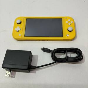 No.4548 ★1円～【Nintendo Switch】スイッチライト イエロー みまもり設定有り +充電器 動作確認済 ジャンク品