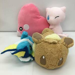 No.4527 ★1円～ 【ポケモン ぬいぐるみ セット】 ルカリオ ガーディ イーブイ ラブカス ミュウ ポッチャマ ポカブ コダック 他 中古品の画像3