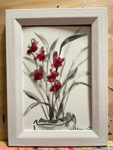 Art hand Auction Peinture authentique Fine Art Frame Nature morte Peinture abstraite Peinture originale Art moderne, ouvrages d'art, peinture, acrylique, gouache