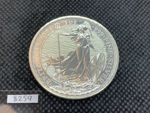 31.1グラム 2024年 (新品) イギリス「ブリタニア」純銀 1オンス 銀貨 (エリザベス2世)