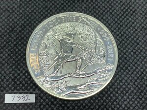 31.1グラム 2021年 (新品)イギリス 「ロビン・フッド」 純銀 1オンス 銀貨
