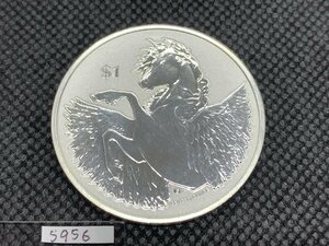 31.1グラム 2022年 (新品) セントヘレナ「ペガサス」純銀 1オンス 銀貨