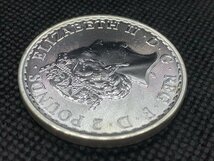 31.1グラム 2022年 (新品) イギリス「ブリタニア」純銀 1オンス 銀貨_画像6