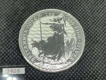 31.1グラム 2023年 (新品) イギリス「ブリタニア」純銀 1オンス 銀貨 (チャールズ3世)_画像1